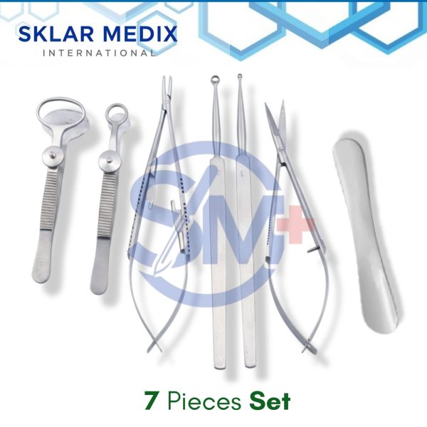 chalazion surgery set 7 pcs ophthalmic surgical instruments eye surgery instruments kit chalazion tools stainless steel
