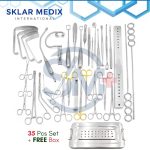 tonsillectomy and adenoidectomy surgical instrument set 30 pcs ent surgical instruments kit