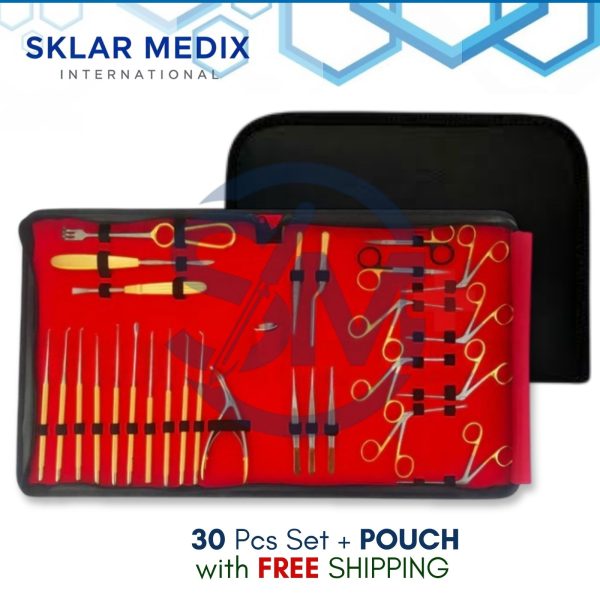 tympanoplasty instrument set 30 pcs micro ear surgery tools ent otology surgical instruments