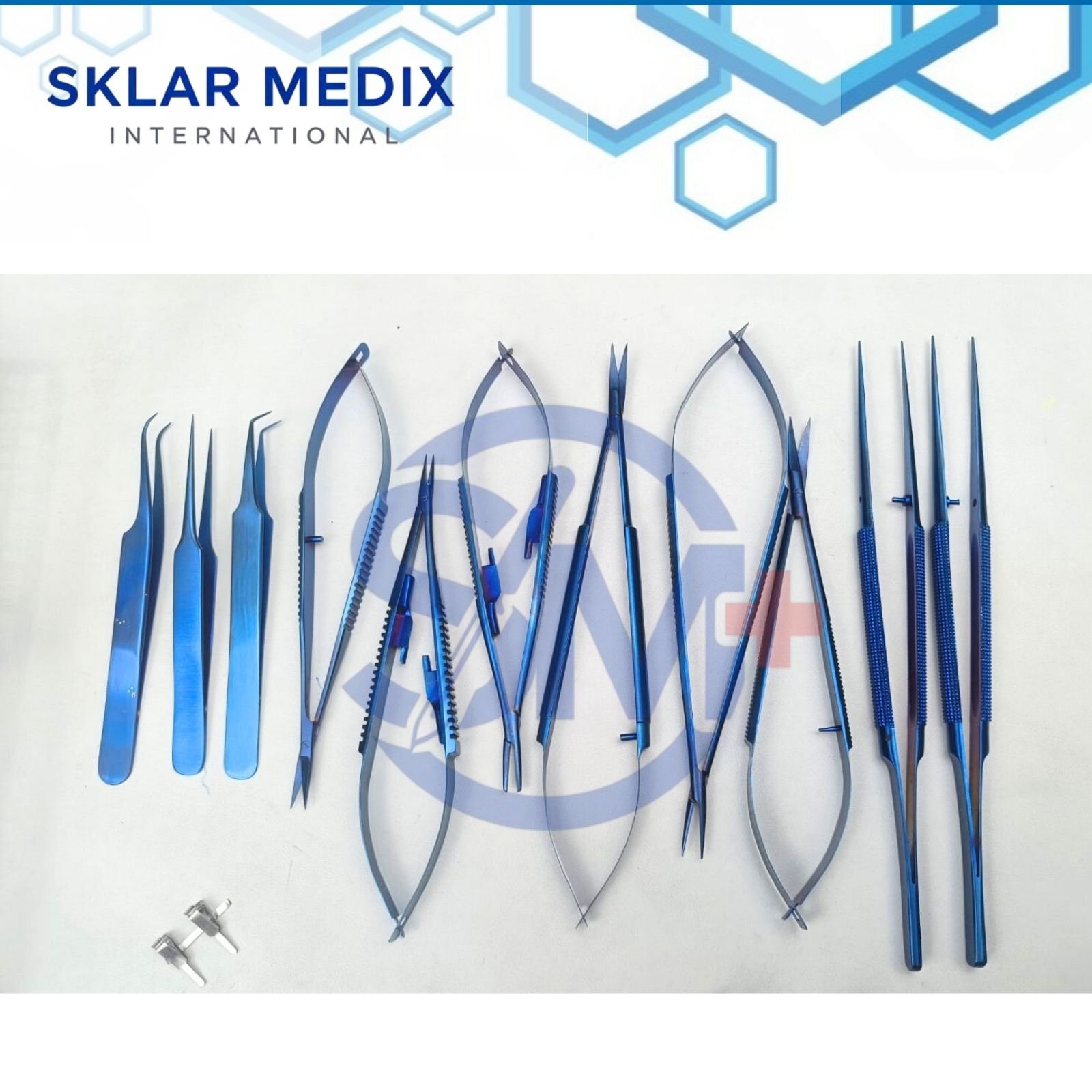 Micro Surgery Instrument Set – Neurosurgical Titanium Coated Kit with ...