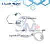 eye cataract titanium surgical instrument set 21 pcs ophthalmic cataract surgery tools with sterilization box