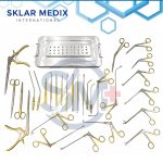 Fess Instruments Set Endoscopic Sinus Surgery A+ German Steel ENT Instruments Se