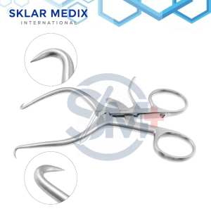Deep Gelpi Retractor with one-prong design, available in multiple lengths and tip configurations, made from surgical-grade stainless steel for plastic, cardiovascular, and general surgical procedures.
