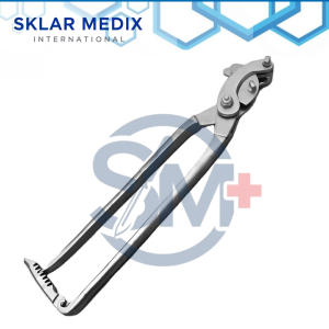 15-inch Veterinary Serra Emasculator made from premium surgical-grade stainless steel for large animal castration procedures with crush-and-cut action.