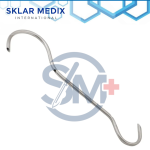 15cm Cerclage Wire Passer veterinary orthopedic surgical instrument made from premium stainless steel for wire placement during fracture fixation procedures.