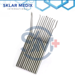 12-piece Shea ear operation micro repositor set made from premium surgical stainless steel for ENT, otology, and microsurgical ear procedures.