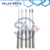 5-piece coronary probe set made from German grade stainless steel for cardiovascular and coronary artery surgical procedures.