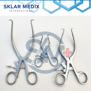 3-piece Gelpi retractor set in 3.5, 5.5, and 7-inch sizes with sharp pointed tips for veterinary orthopedic and surgical procedures.