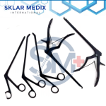 Ferris-Smith Kerrison punches and rongeur forceps 5-piece surgical instrument set for precision bone and tissue work.