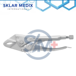 Vise Grip Pliers 20.5cm 8 inch orthopedic instrument with grip handle, adjustable jaw spacing, and stainless steel construction.