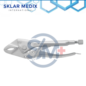 Vise Grip Pliers 20.5cm 8 inch orthopedic instrument with grip handle, adjustable jaw spacing, and stainless steel construction.
